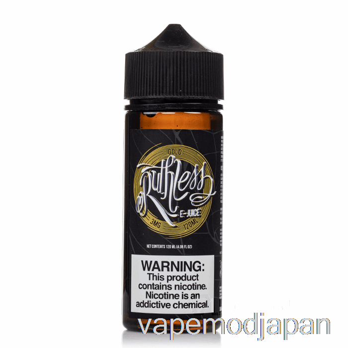 VAPE ジャパン ゴールド - ルースレス ベイパー - 120ml 0mg
